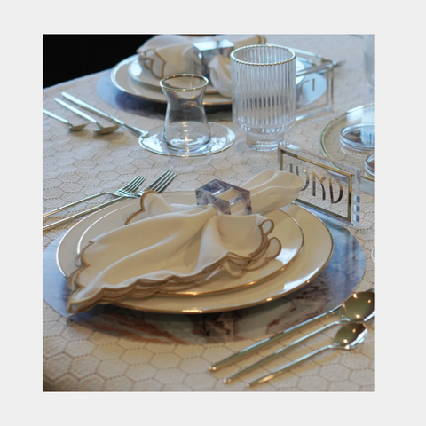Luxury Lucite Napkin Rings