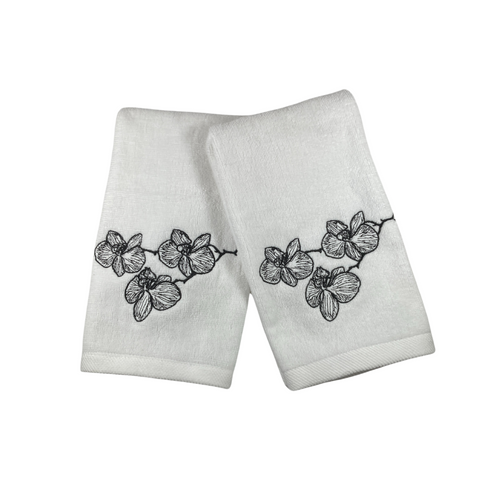 Orchid Wash Cup & Fingertip Towels Mishloach Manos