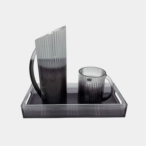 Ribbed Pitcher Set