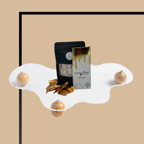 Lucite Cloud Tray Mishloach Manos