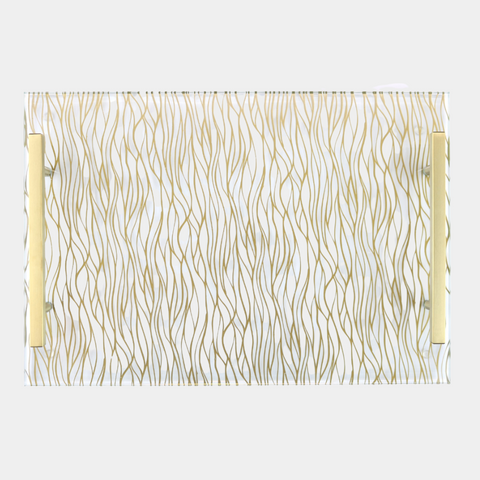 Lucite Wave Challah Board