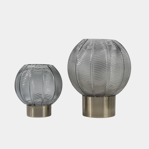 Glass Globe Vase Set