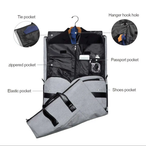 Convertible Garment Duffel Bag