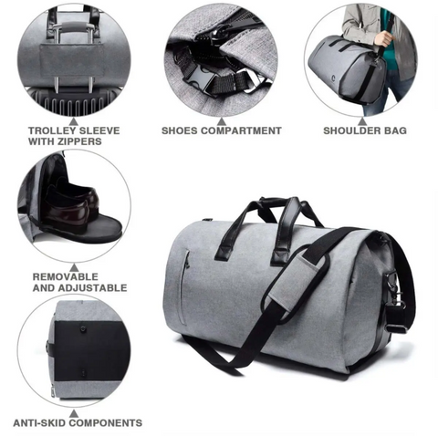 Convertible Garment Duffel Bag